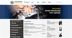 Desktop Screenshot of mechanikaelektronika.pl