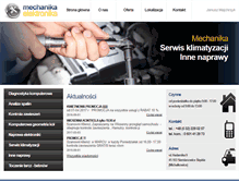 Tablet Screenshot of mechanikaelektronika.pl